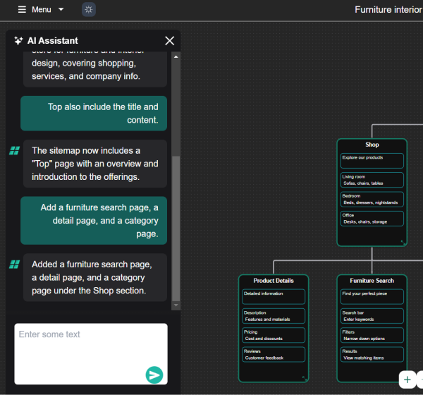 AI Sitemap Creation